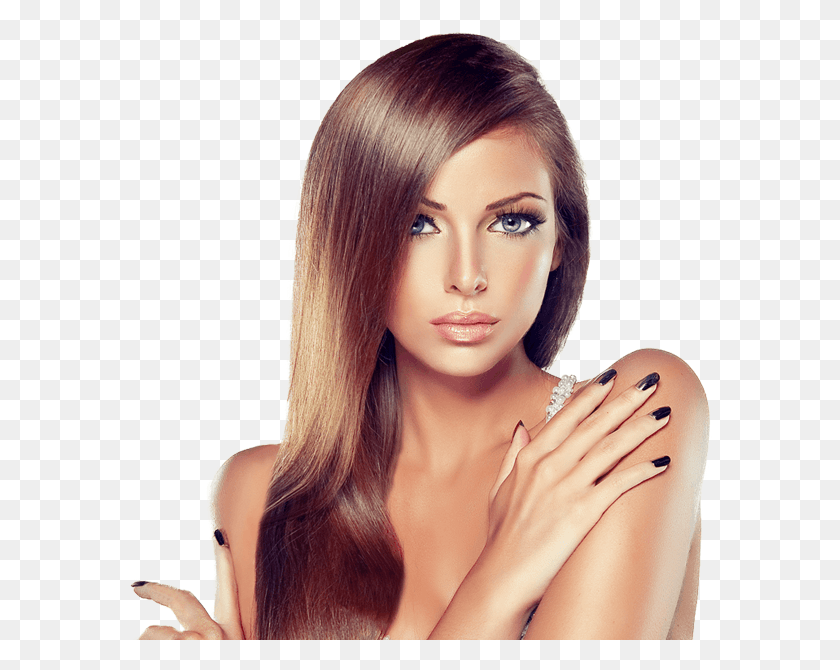 584x610 Hair Model Model Salon Kecantikan, Person, Human, Skin HD PNG Download