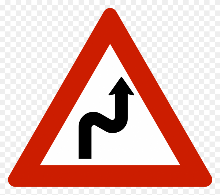 1000x877 Hairpin Bends Segnali Stradali Curva A Destra, Symbol, Sign, Road Sign HD PNG Download