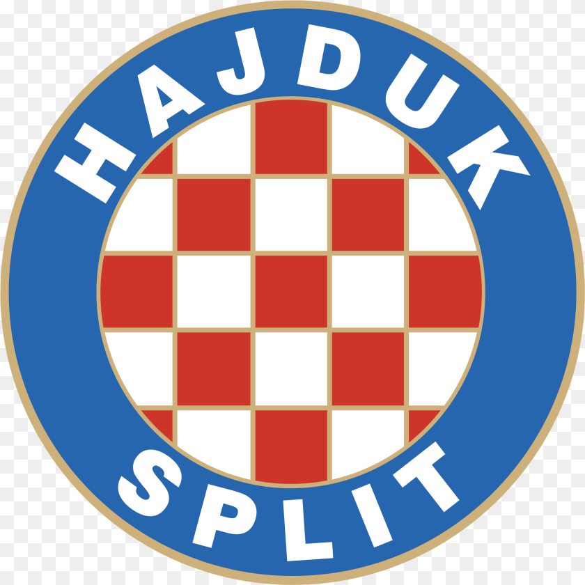 2331x2331 Hajduk Split Logo Hajduk Split, Badge, Symbol, Chess, Game Sticker PNG