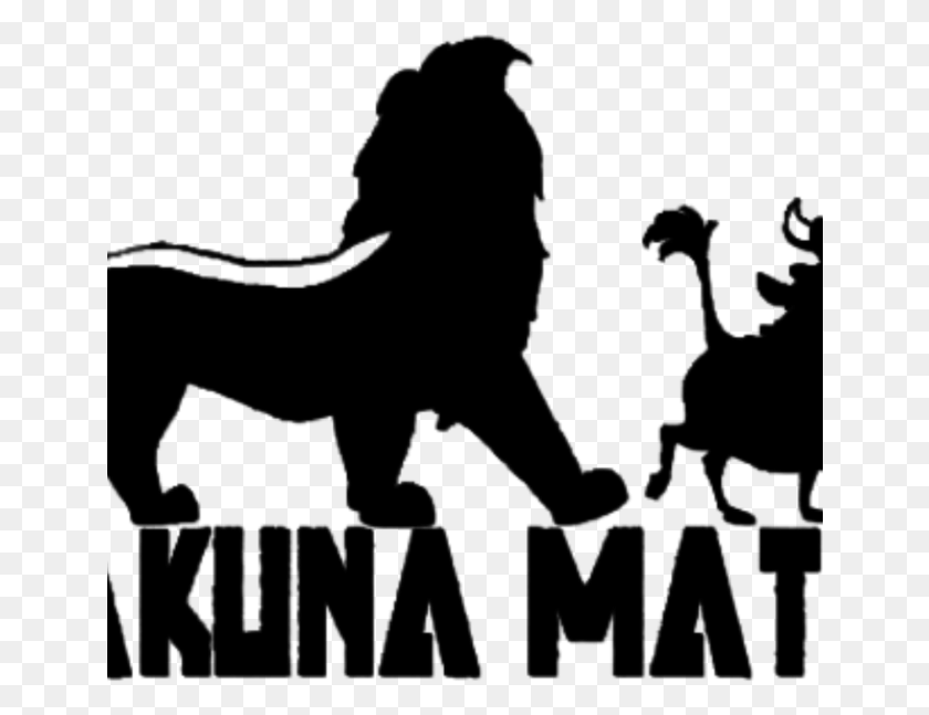 648x587 Hakuna Matata Silhouette Disney Lion King, Gray, World Of Warcraft HD PNG Download