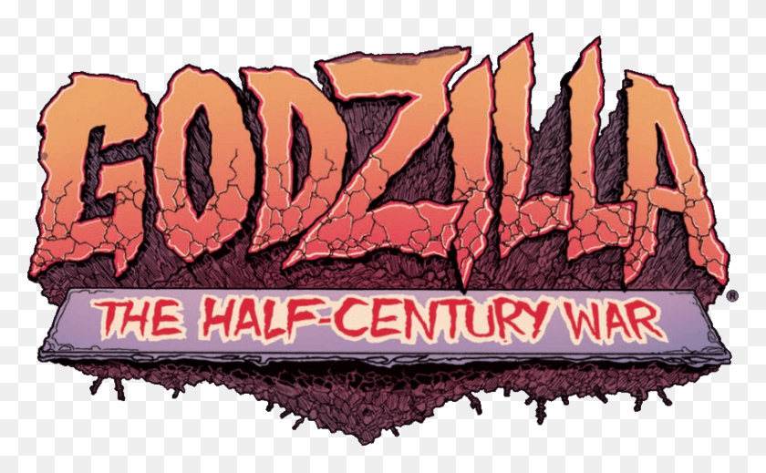 860x507 Half Century War Logo Godzilla Comics, Text, Outdoors, Hand Descargar Hd Png