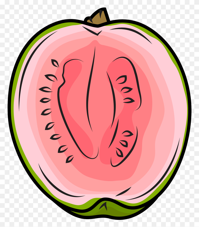 Half Guava Clipart, Food, Fruit, Plant, Produce PNG