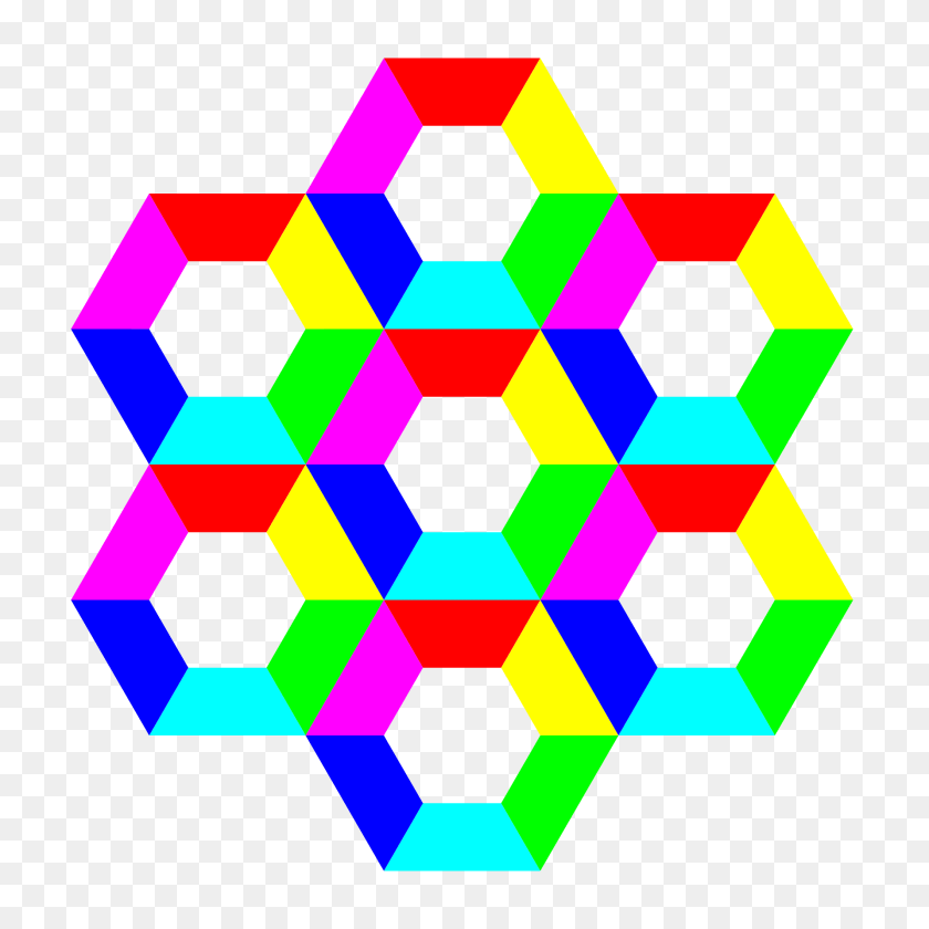 1920x1920 Half Hexagon Fun Clipart, Pattern, Art, Graphics PNG