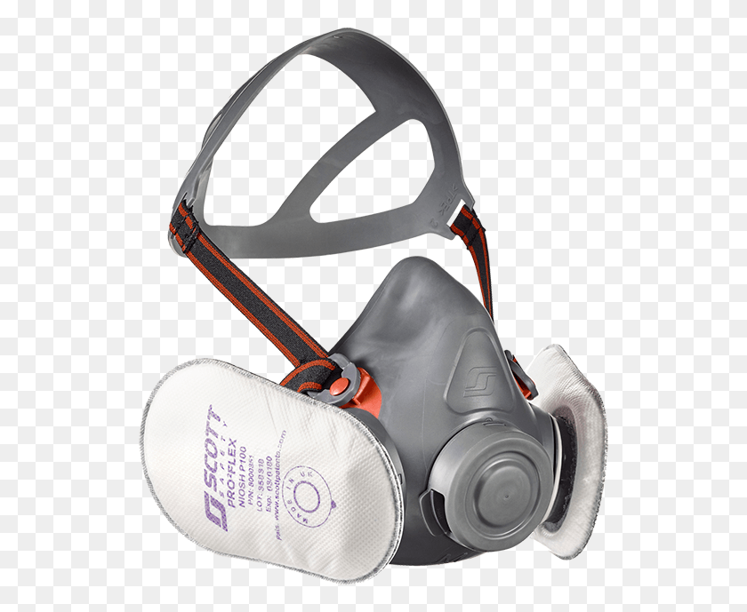 529x629 Descargar Png / Media Máscara Respiradores Scott Safety Aviva, Casco, Ropa, Vestimenta Hd Png