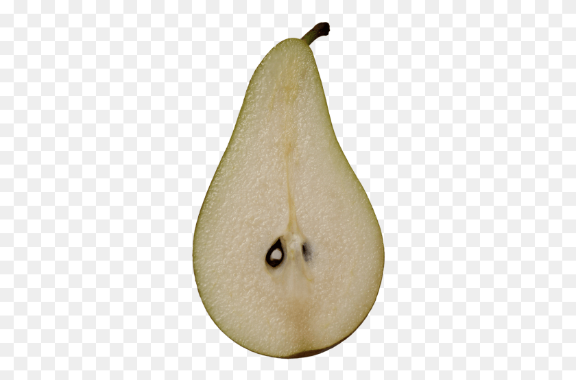 284x494 Half Pear Asian Pear, Plant, Fruit, Food HD PNG Download
