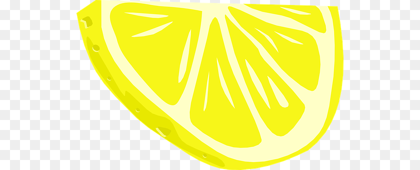 Half Slice Of Lemon Citrus Fruit, Plant, Produce, Fruit Transparent PNG