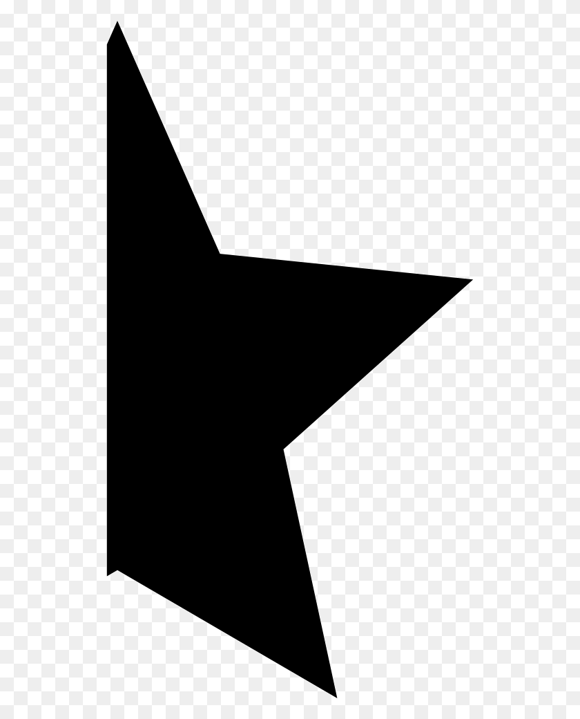 532x980 Half Star Shape Comments, Symbol, Star Symbol, Triangle HD PNG Download