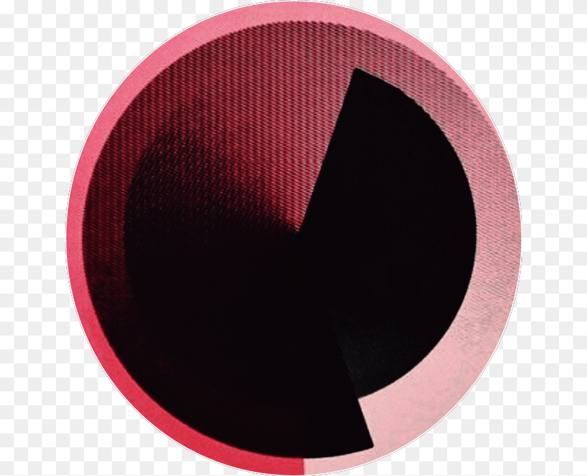 654x681 Halftone Circle Antivirus Software, Sphere, Maroon Sticker PNG