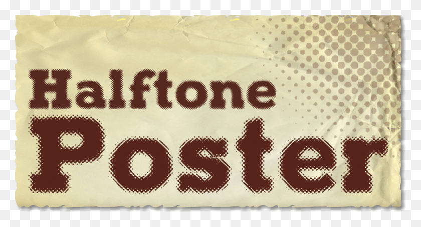 1000x506 Halftone Poster Demo Illustration, Text, Rug, Word HD PNG Download