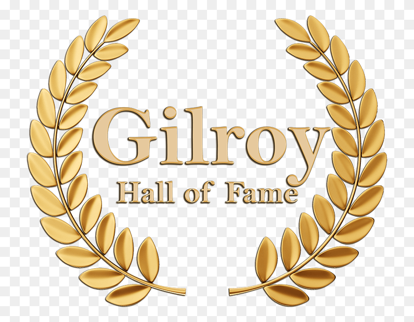 733x592 Hall Of Fame Web Golden Laurels, Label, Text, Gold HD PNG Download