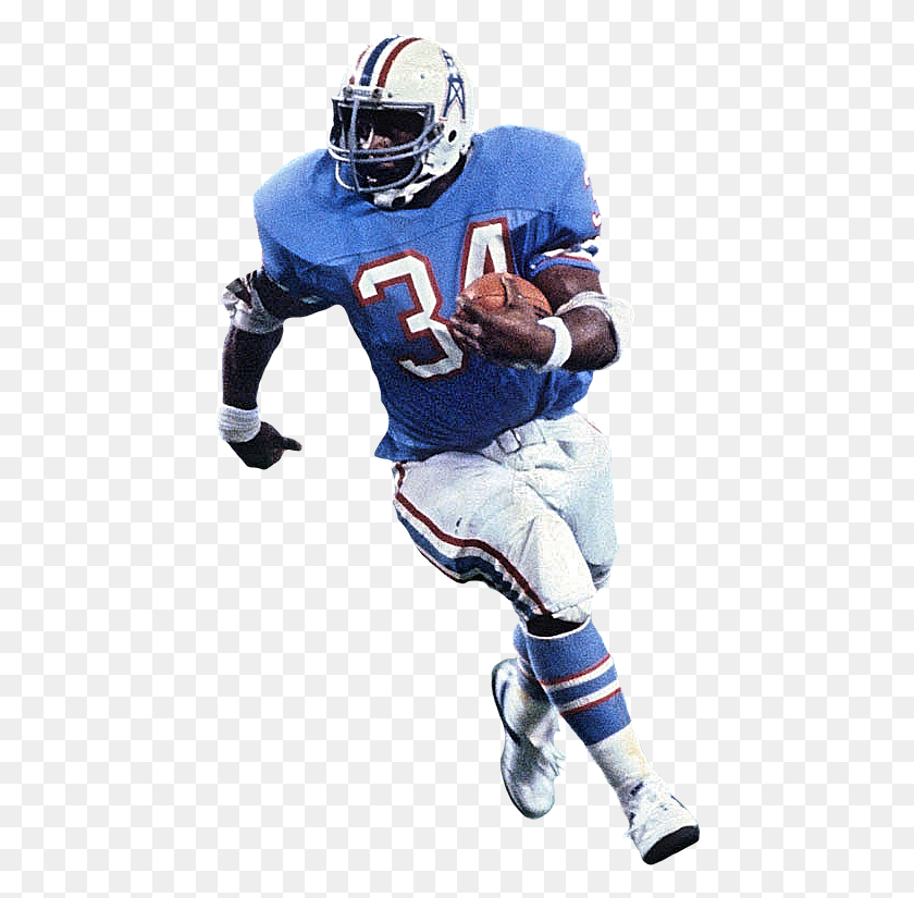 446x765 Hall Of Famer Earl Campbell Earl Campbell, Clothing, Apparel, Helmet HD PNG Download