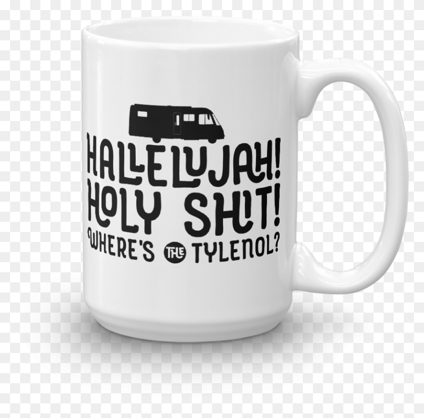 816x805 Hallelujah Where39s The Tylenol Christmas Vacation Mug Beer Stein, Coffee Cup, Cup, Pottery HD PNG Download