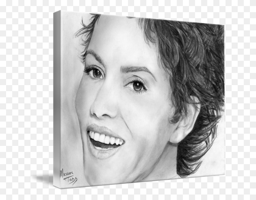 650x598 Hallie Berry Sketch, Person HD PNG Download