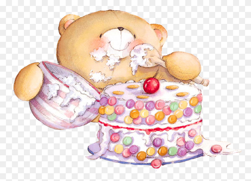 1099x770 Hallmark Cards Friends Forever Care Bears Greeting, Cake, Dessert, Food HD PNG Download