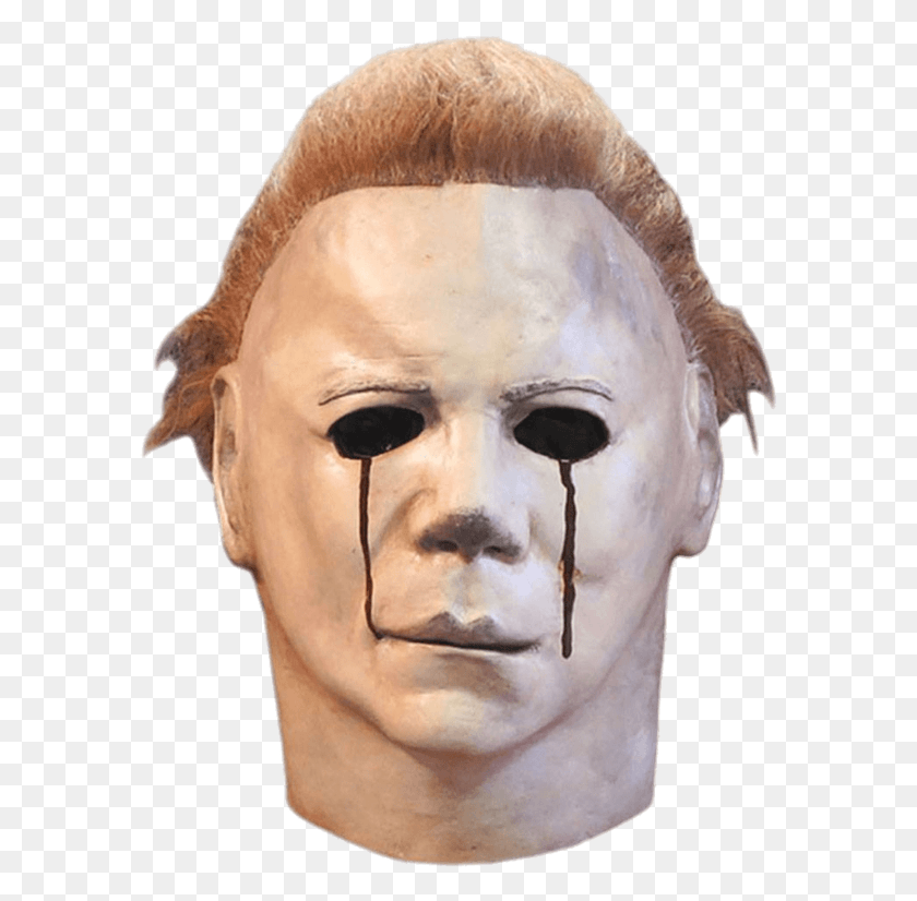 585x766 Halloween 2 Blood Tears Mask, Head, Person, Human HD PNG Download