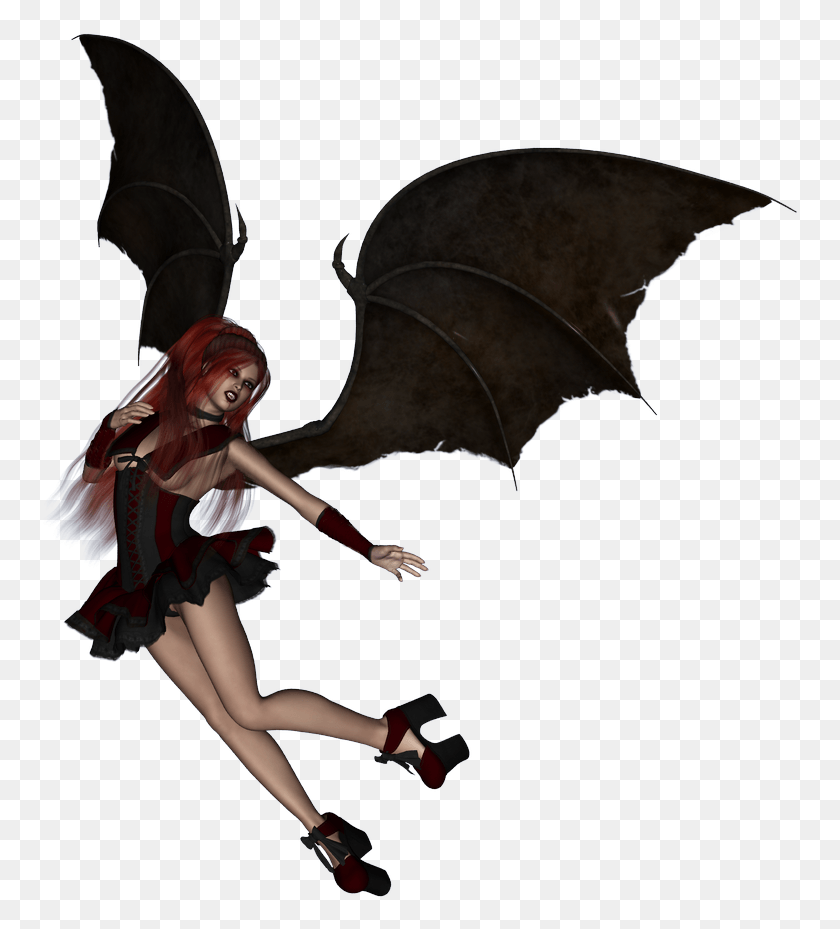 759x869 Halloween Bat Fairy Magic Wings Illustration, Person, Human, Dragon HD PNG Download
