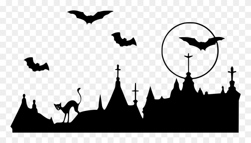 980x527 Halloween Bat Free Image All Hallows Eve Clip Art, Symbol, Antelope, Wildlife HD PNG Download