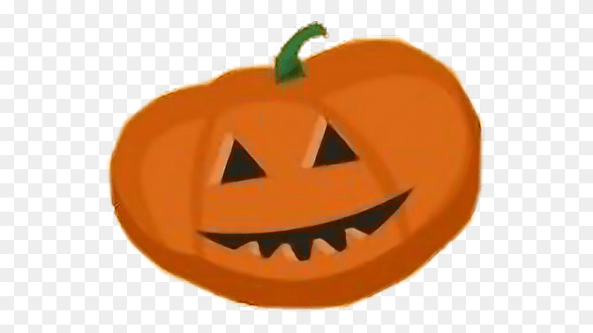 540x412 Halloween Calabaza Pumpkin Zucca Freetoedit Jack O39 Lantern, Helmet, Clothing, Apparel HD PNG Download