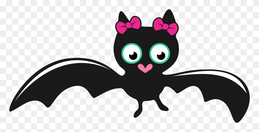 4236x2004 Halloween Cat Spider And Bat Cuttable Design Svg Transparent Cute Halloween Bats Clipart, Animal, Bird, Mammal HD PNG Download
