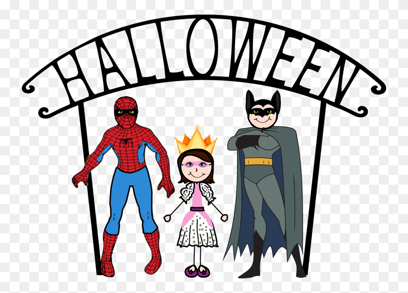 750x543 Halloween Costumes Clipart, Clothing, Apparel, Person HD PNG Download