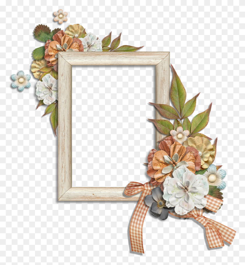 2575x2804 Halloween Frames Christmas Frames Digital Scrapbooking Floral Design, Plant, Mirror, Flower HD PNG Download