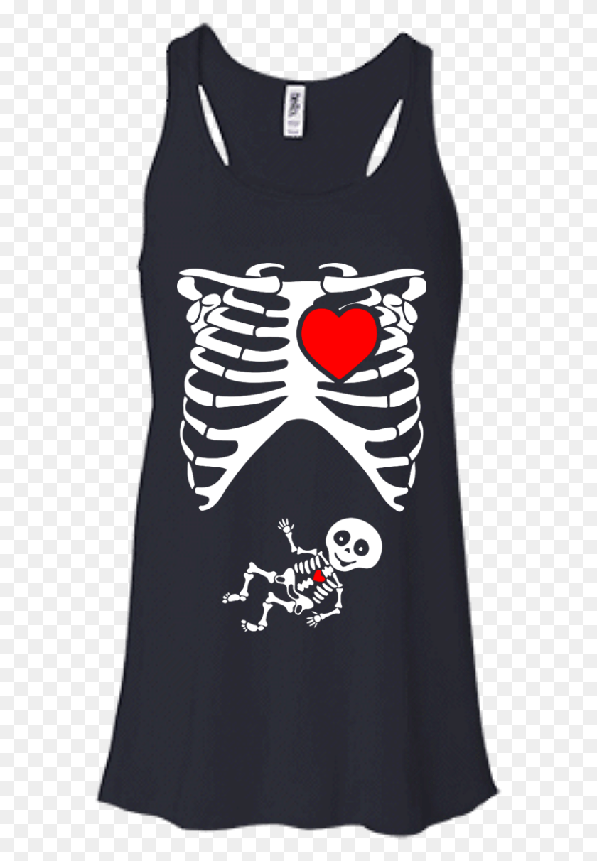 573x1152 Halloween Funny Sexy Pregnant Xray Skeleton Baby Shirt Rib Cage T Shirt, Clothing, Apparel, Headband HD PNG Download