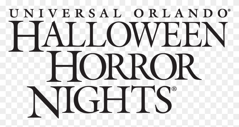 1543x764 Halloween Horror Nights Trans Halloween Horror Nights, Text, Word, Alphabet HD PNG Download