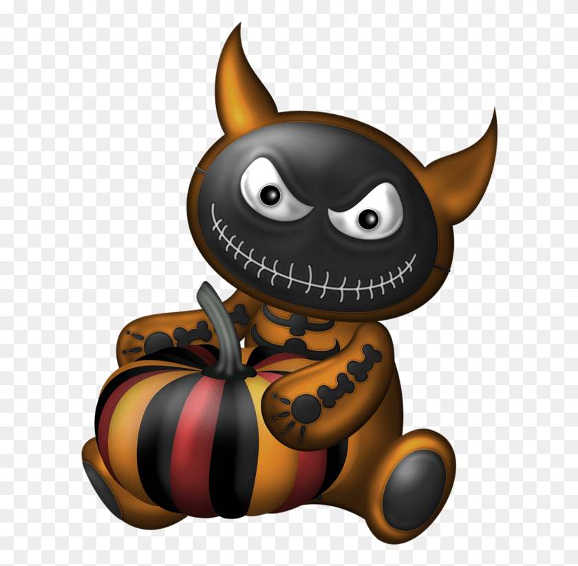 608x763 Halloween Monster Halloween Monster Transparent, Toy, Plant, Costume HD PNG Download