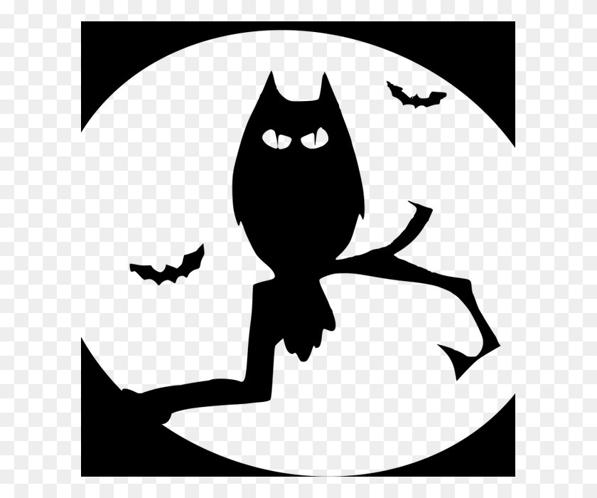 611x640 Halloween Owl Clip Art, Gray, World Of Warcraft HD PNG Download