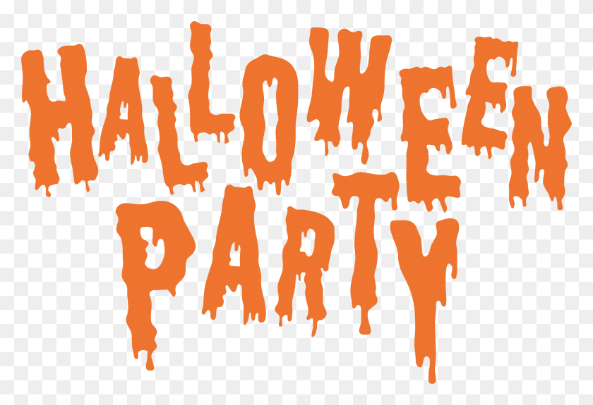 3952x2612 Halloween Party Clip Art Name, Text, Face, Crowd HD PNG Download