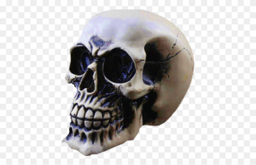 439x481 Halloween Skull Invisible Background, Helmet, Clothing, Apparel HD PNG Download