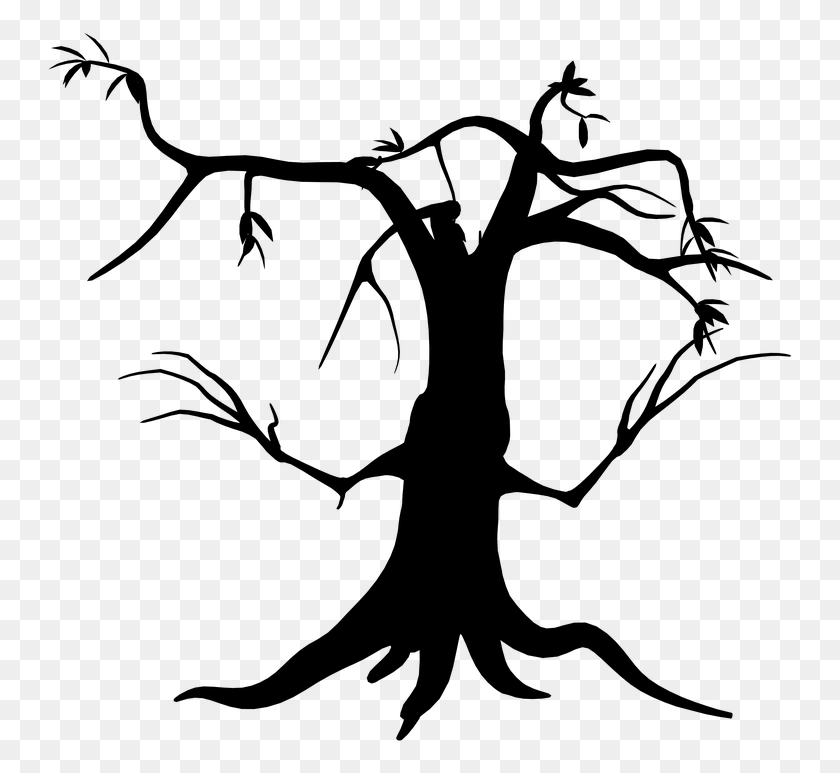 748x713 Хэллоуин Дерево Искусство, Серый, Мир Варкрафта Png Скачать