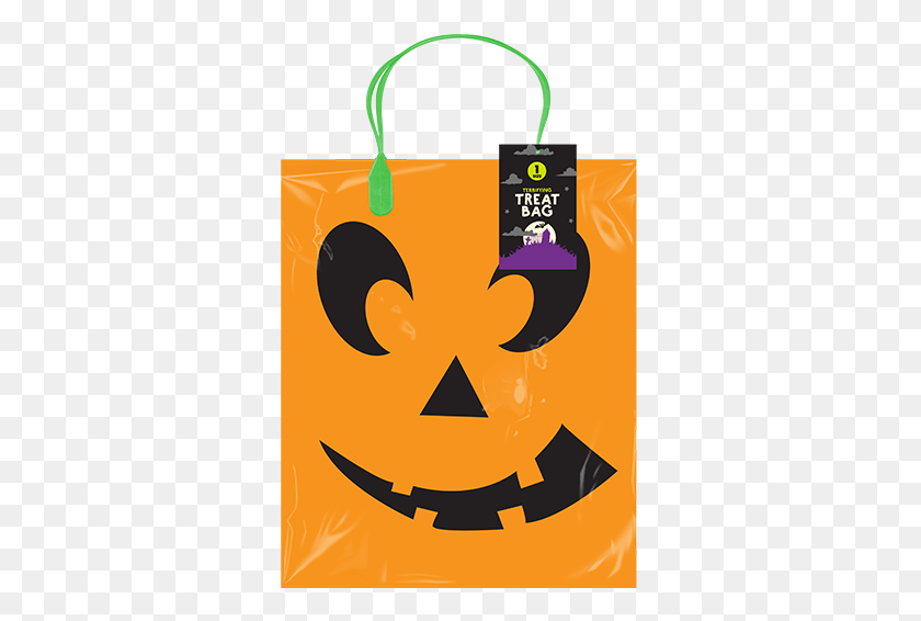 330x506 Halloween Trick Or Treat Loot Bag, Poster, Advertisement, Symbol HD PNG Download