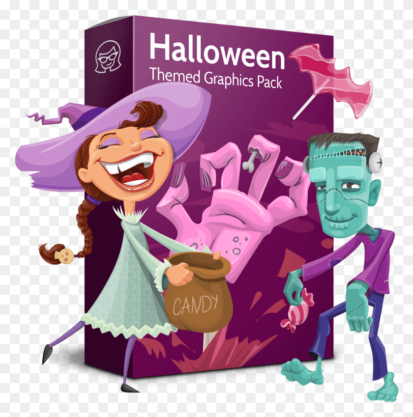 1031x1043 Halloween Vector Pack Cartoon, Person, Human, Advertisement HD PNG Download
