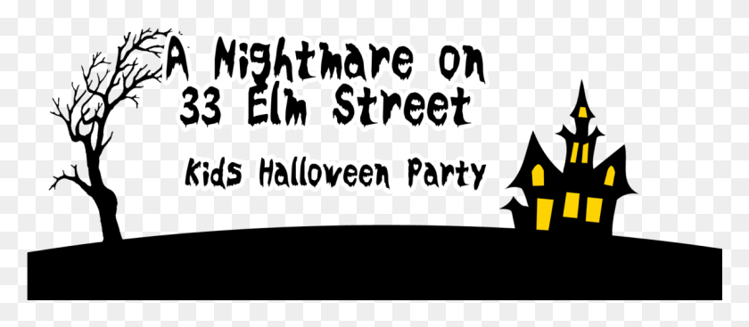 1201x473 Halloween Website Banner Haunted House Clip Art, Text, Alphabet, Clothing HD PNG Download