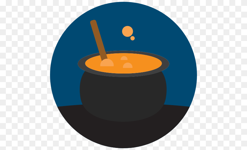 Halloween Witch Cooking Icon, Bowl, Dish, Food, Meal Transparent PNG