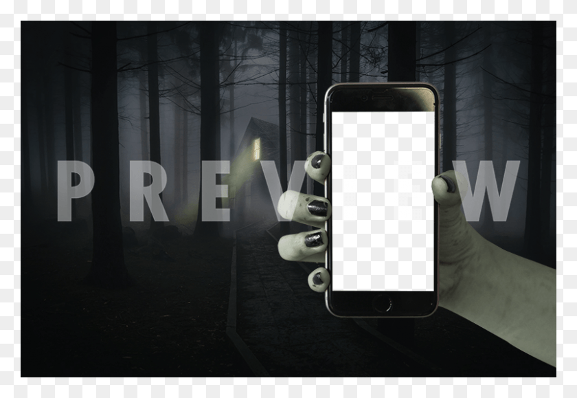 800x533 Descargar Png Halloween Witch Hand 01 Phone Creepy Road Night Iphone, Electronics, Mobile Phone, Cell Phone Hd Png