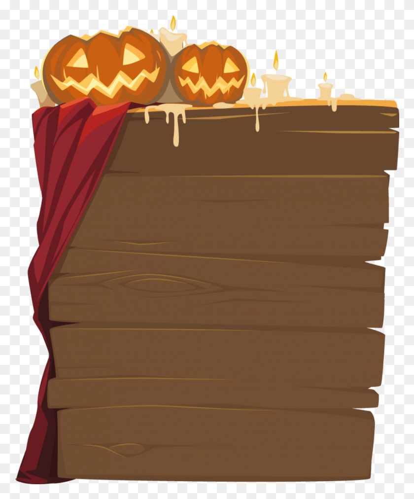 1049x1281 Halloween Wooden Sign Halloween Wooden Sign, Plant, Bag, Luggage HD PNG Download