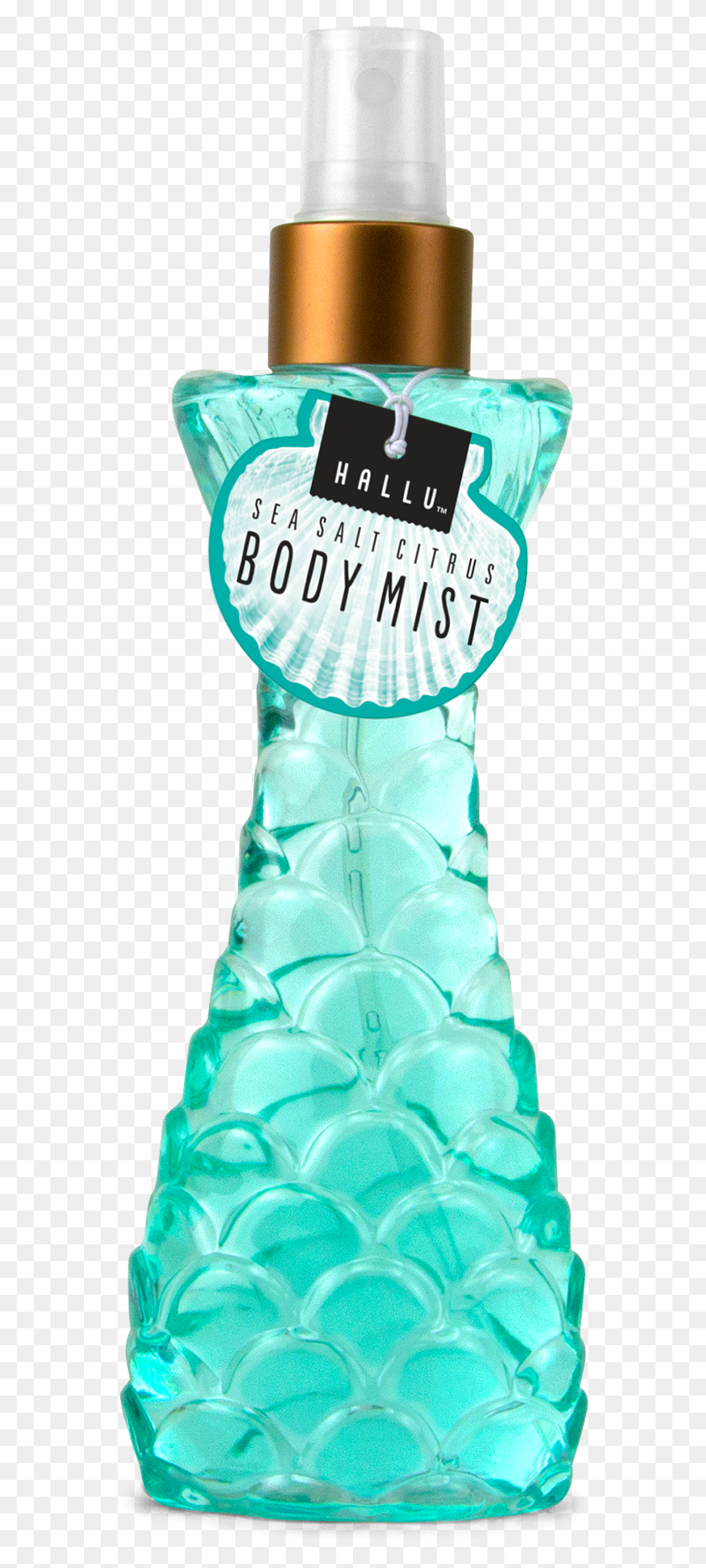 560x1805 Hallu Mermaid Fragrance Mist Sea Salt Citrus Scent Hallu Mermaid, Bottle, Water Bottle, Outdoors HD PNG Download