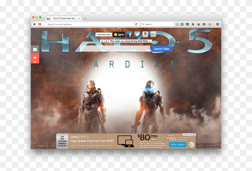 691x511 Halo 5 Tribute New Tabby Brand Thunder Llc Pc Game, Poster, Advertisement, Person HD PNG Download