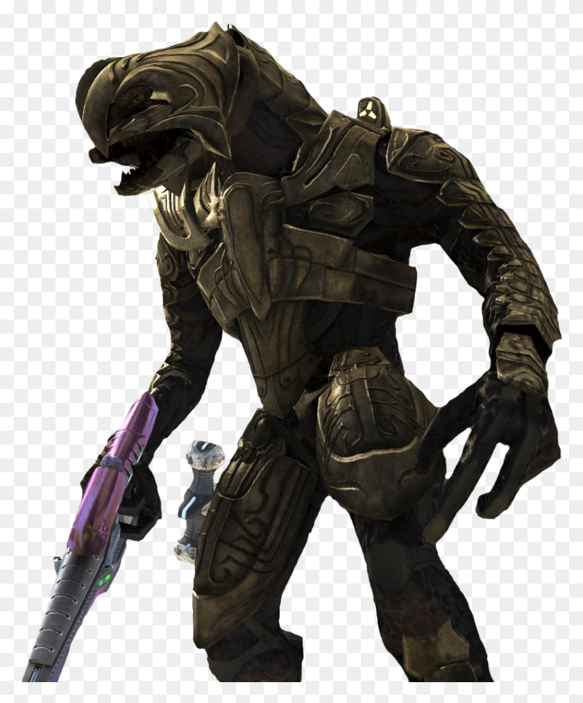 824x1006 Halo Arbiter, Person, Human, Alien HD PNG Download