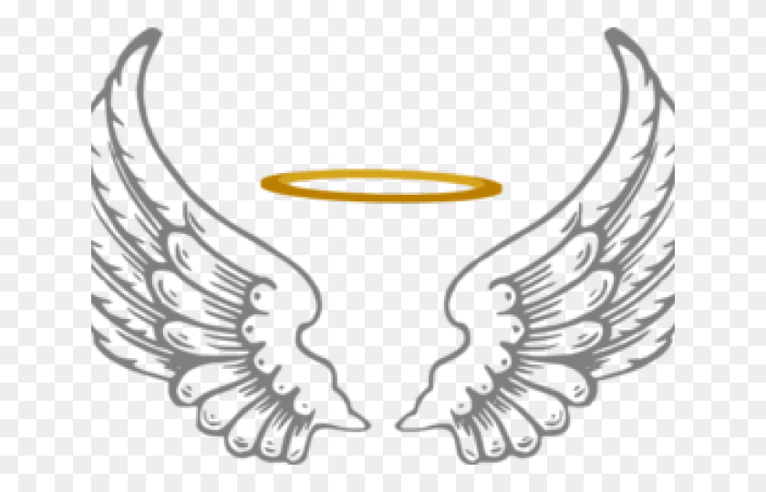 640x480 Halo Clipart Angel Wing Angel Wings Clipart, Eagle, Bird, Animal HD PNG Download