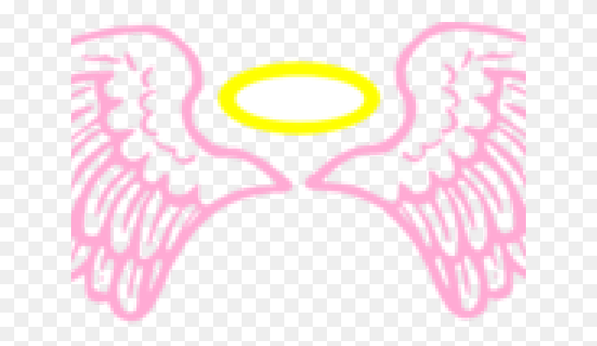 641x427 Halo Clipart Pink Angel Guardian Angel Tattoo Small, Paper, Graphics HD PNG Download