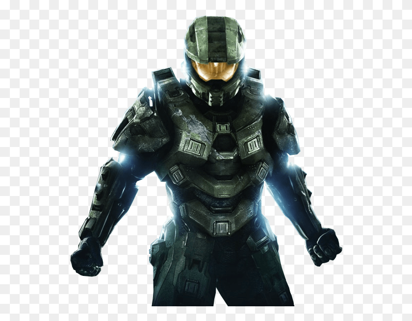 556x595 Halo Halo 4 Master Chief, Helmet, Clothing, Apparel HD PNG Download
