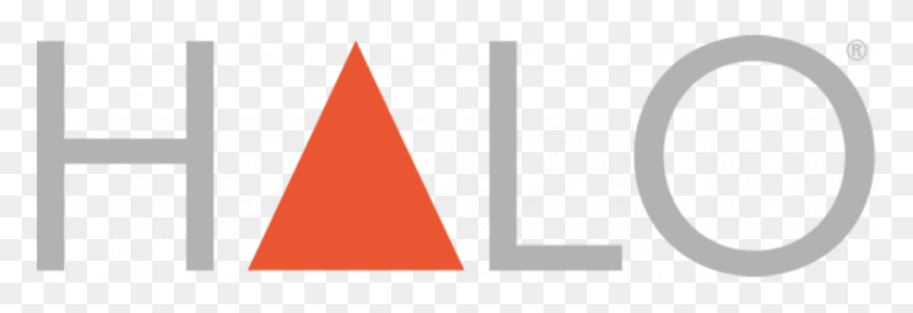 1400x411 Halo Logo Sign, Triangle, Rug, Cone HD PNG Download