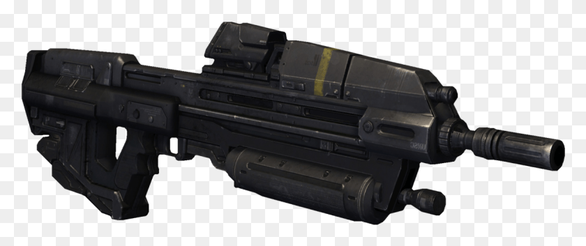 1166x438 Halo Reach Assault Rifle, Gun, Weapon, Weaponry HD PNG Download