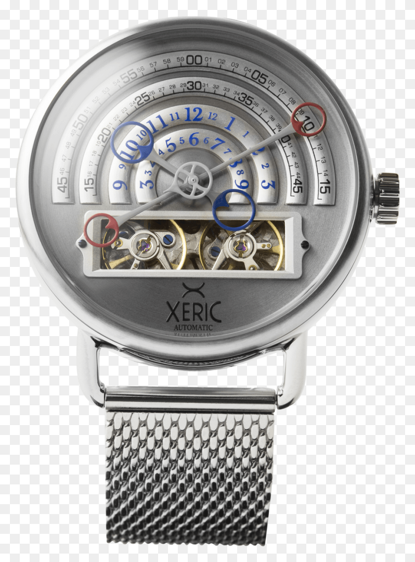 897x1239 Halograph Automatic Mesh Silver Front, Wristwatch, Number, Symbol HD PNG Download