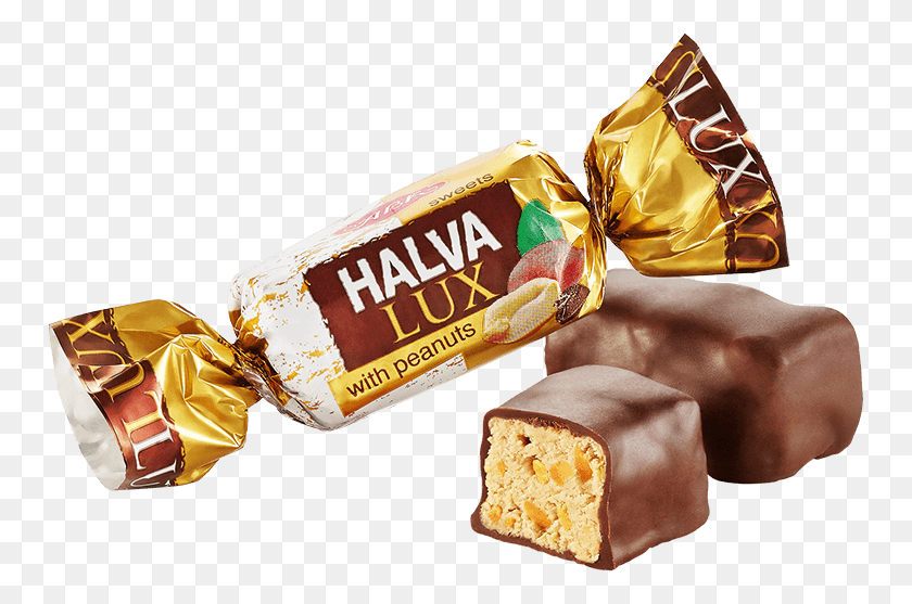 753x497 Halvalux With Peanuts Bonboni Halva, Sweets, Food, Confectionery HD PNG Download