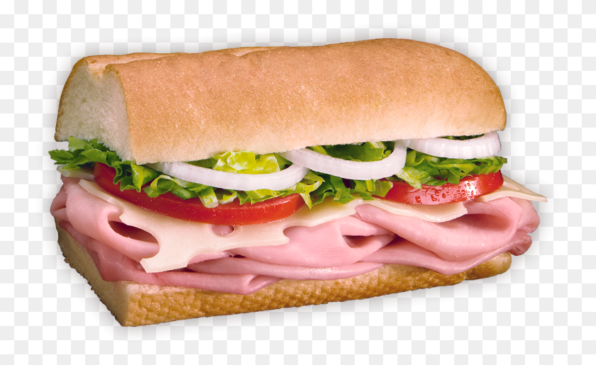 745x455 Ham Amp Swiss Fast Food, Burger, Food, Sandwich HD PNG Download