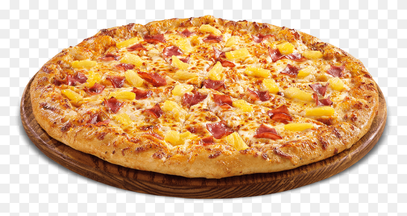 1303x648 Ham And Pineapple Pizza Pineapple Pizza Dolan Twins, Food, Dish, Meal HD PNG Download